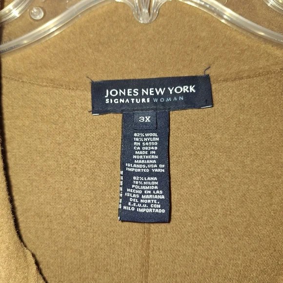 Jones New York Women’s Wool Blend Coat Size (3X) - Picture 8 of 15